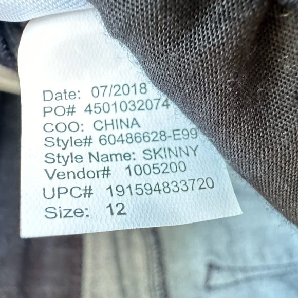 New The Limited dark wash stretchy skinny jeans size 12 NWT - Picture 6 of 7